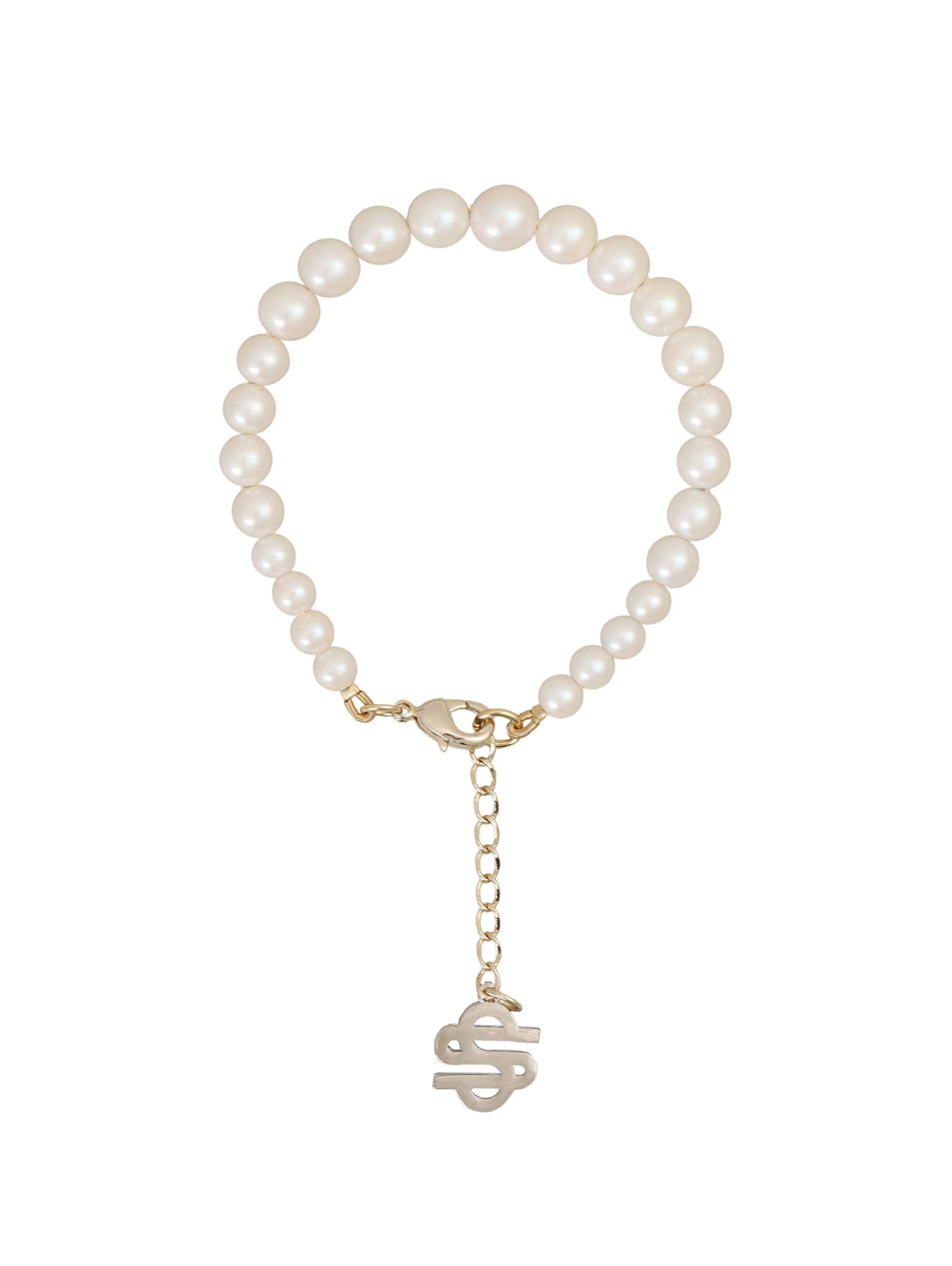 Pearl Bracelet with Charm